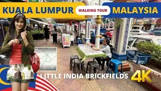 KUALA LUMPUR WALK AROUND in Little India Brickfields 🇲🇾 Malaysia Travel 2023
