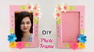 Best photo frame out of waste cardboard | Handmade gift idea |DIY cardboard craft |best out of waste