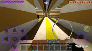 Прохождение карты в PE Minecraft. Mega Dropper. Играем с другом)