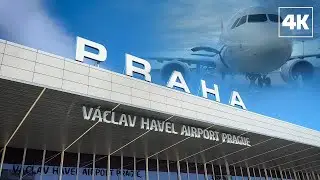 Amazing V&aacute;clav Havel Airport Tour in Prague | 4K UHD Experience