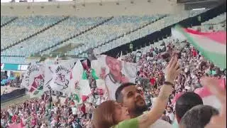 Entrada da Young Flu nas arquibancadas do Maracanã. Nós somos à história!!!