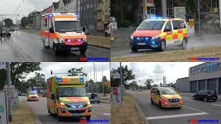 [Neue NEF ASB und DRK Mannheim] Einsatzfahrten Rettungsdienst DRK und ASB in Mannheim