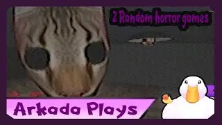 2 Random horror games about cats (One was very short)