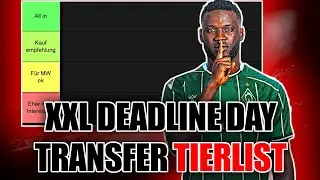 XXL Deadline Day TRANSFER TIERLIST - Kickbase Bundesliga Tipps I Kickbaseking