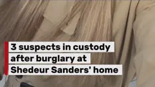 3 in custody after burglary at Shedeur Sanders' home in Medina County