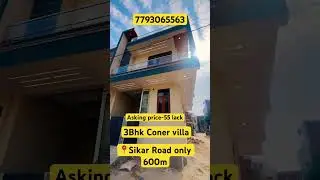 3BHK Coner villa for sale near Sikar Road Jaipur #new#viralvideo#viral#reels#reel#house#property#new