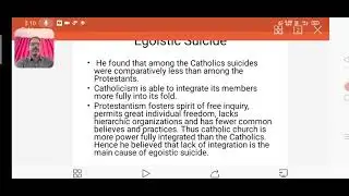 4  Egoistic Suicide