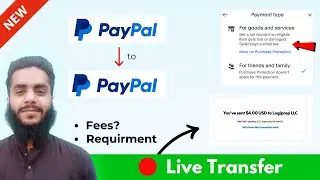 🔴 Live Transfer: How to Transfer Money from PayPal to PayPal in 2025 - Full Step by Step Guide