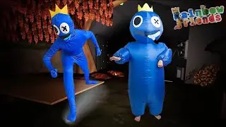 2 New Blue from Rainbow Friends Costumes!