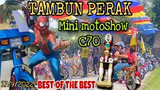 Mini  MOTOSHOW  C70 LAMPU  BULAT & PETAK /Tambun perak