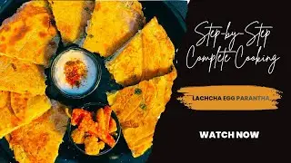 Street Style Egg Lachcha ParathCrispy &Flaky Breakfast Recipe/Egg Lachcha Paratha Recipe/Egg Paratha