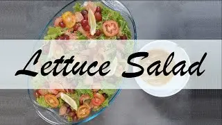 LETTUCE SALAD | Cookflix's Practical Cooking