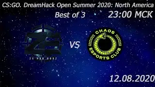 Pug Godz [0:2] CHAOS | BO3 | CS:GO. DreamHack Open Summer 2020: North America