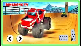 Impossible Monster Truck Stunts: Car Stunt Games - Best Android Gameplay 2020
