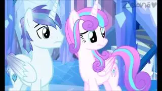 mlp speedpaint Flurry Heart and her brother, Crystal Shield