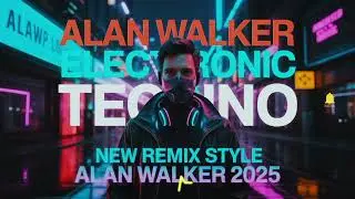 ⚡ALAN WALKER || ELECTRONIC MUSIC REMIX 🎧 NEW STYLE ALAN WALKER REMIX 2025 Vol-32 #EDM #remix #chill