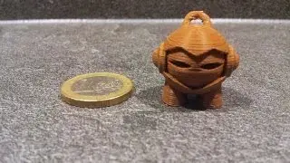 Marvin 3D printing test Kossel Mini - realtime, no cuts