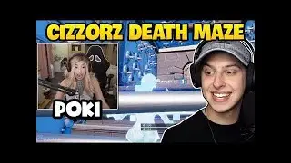 Pokimane First Time Doing Cizzorz Death Maze (ft Cizzorz commentary) #LOWI