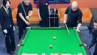 12.23精彩合集 杨行卢岩（胜）VS金志坚周洋，老金说准备收网，老周：不的，我要自投罗网！#台球杨行 #卢岩 #不可思议 #结局万万没想到 #搞笑