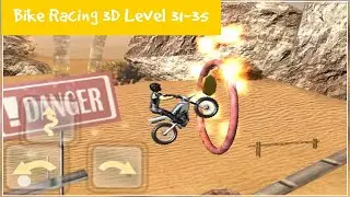 Super Bike 3 Star Stunts Levels 31-35 | Bike Racing 3D Android