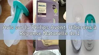 Avis sur la Philips Avent, Biberons &agrave; R&eacute;ponse Naturelle de 125 ml avec valve AirFree, sans BPA, pour