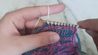 Picking Up Stitches on Brioche Knitting