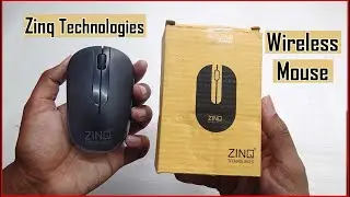 Zinq Technologies 818W 2.4 Ghz Wireless Mouse Unboxing & Review.