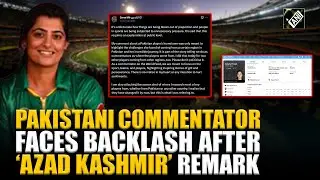Pakistani Commentator Sana Mir faces backlash after &lsquo;Azad Kashmir&rsquo; remark in Women&rsquo;s ICC World Cup