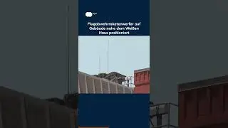 Flugabwehrsystem auf Geb&auml;ude nahe Wei&szlig;em Haus