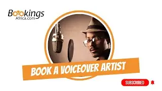 Book a Voice Over Artist on Bookings Africa
