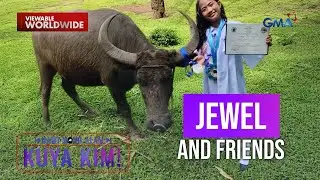 12-anyos na bata, may best friend na kalabaw! | Dami Mong Alam, Kuya Kim!