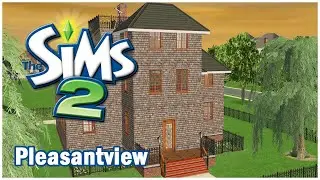 The Sims 2 Pleasantview // Goth Mansion Renovations, part 1 (Neighborhood Storyline Challenge)