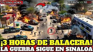 &iexcl;TOP&Oacute;N de 3 HORAS en SINALOA! MARINA REVIENTA a 6 SICARIOS de los CHAPITOS con armamento y BLINDADAS