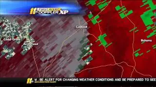 06.09.2011 &mdash; WTVD-HD &mdash; Предупреждение о торнадо &mdash; Часть 4