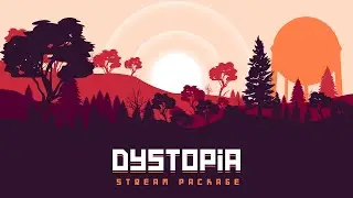 Dystopia Twitch Overlay : Rust themed Stream Package