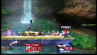 SSBB: YoshiBro1 (Mario) vs . (Sheik)