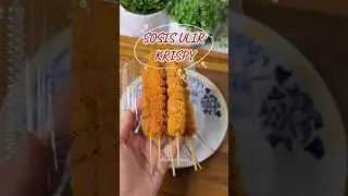 Sosis Ulir Krispy jual 1000an auto laris manis 😍 #idejualan