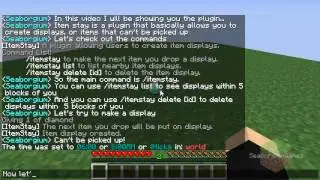 Minecraft Plugin Showcase - ItemStay by garrett2smart87 and nighteyes604