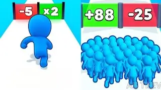 Hero Craft Run 3D vs Count Masters: Crowd Evolution Part - 2 Which Game Do You Like (Android, iOS).