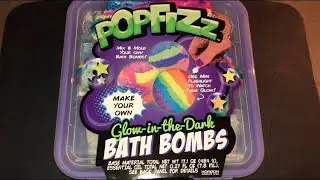 PopFizz Glow-In-The-Dark Bath Bomb Product Review!! #SLIMESTAGRAM