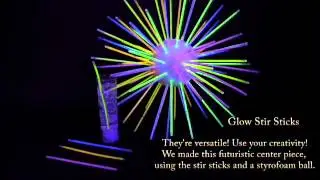 Glow Stir Sticks / Super Bright Shorties at Glowsource.com!