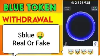 Blue Token - Real Or Fake? #telegrambot #telegram #blue #bluetoken