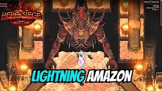 HERO SIEGE - AMUN RA Lightning Amazon CLEAR! (HELL 5)