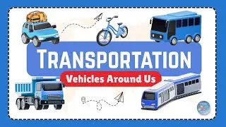 What Is Transportation?  | Vehicles We Use Every Day | Land Vehicles for kids | Preschool Learning