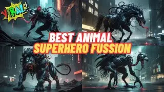 AMAZING ANIMALS FUSION‼️, HYBRID : (VENOM and Animals) #animalfusion  #superhero #animalshybrid