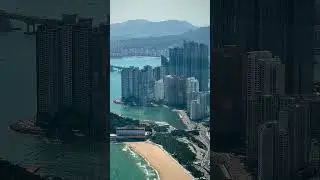 Вид на Бусан, красивый город в Корее🇰🇷