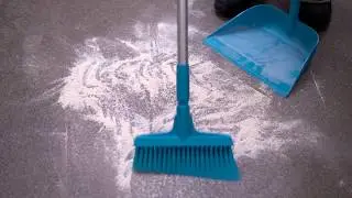 Upright dustpan, Lobby Broom & Aluminium Handle