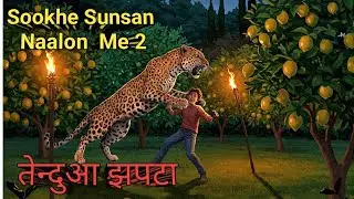 तेन्दुआ झपटा | Wildlife Story from Sookhe Sunsan Naalon Mein Narration by Vivek Awasthi , Wildlife
