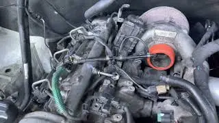 Part 8 2007 freightliner sprinter how to remove plastic fuel return line From injector 3.0L diesel