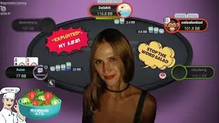 Poker Player CLOWNS at 